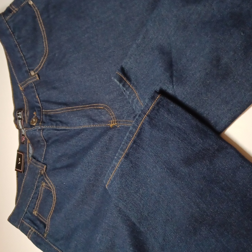Eddie Domani Original Denim Jeans mens nwt size 40/32 dark denim straight Leg